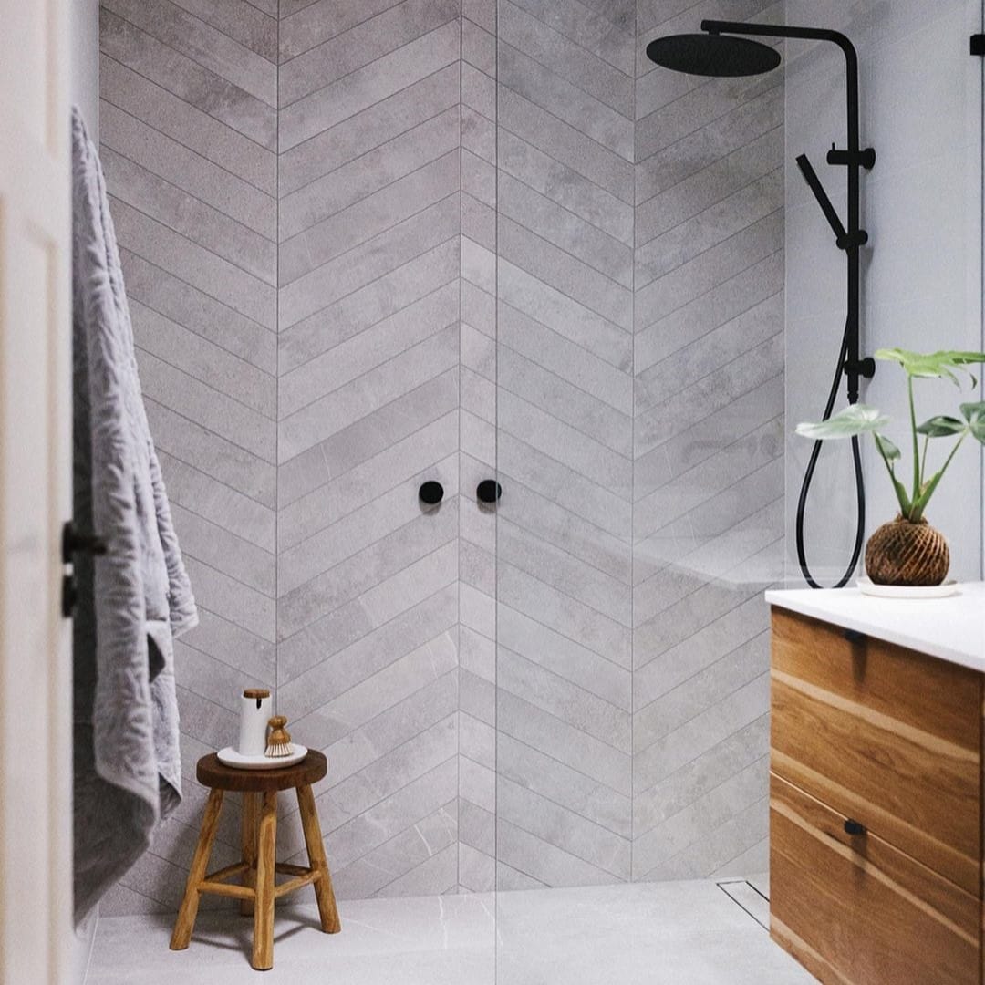 Tiling Project - Bathroom Feature Tiling in Sydney