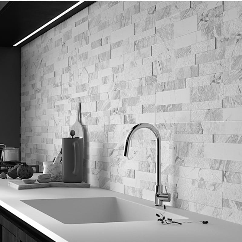 Tiling Project - Kitchen Feature Wall in Sydney